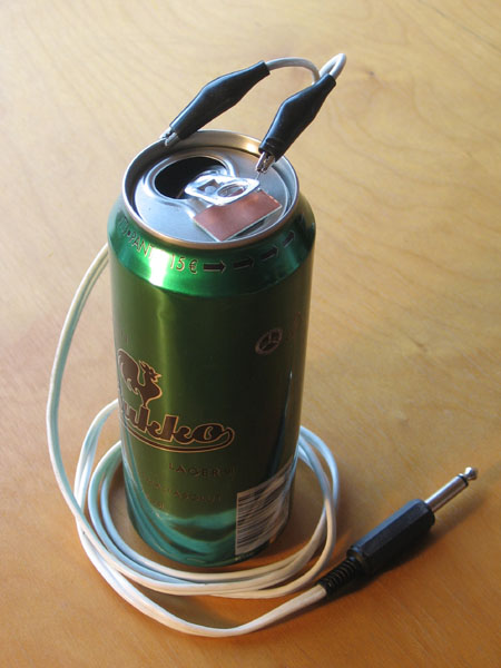 Beer can CW-key