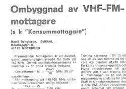 Antilop ombyggnadsbeskrivning Antilop ombyggnadsbeskrivning