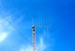 SK2AU damaged yagi antenna SK2AU damaged yagi antenna