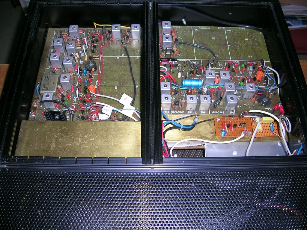 Picture of RX- and TX-cards Picture of RX- and TX-cards