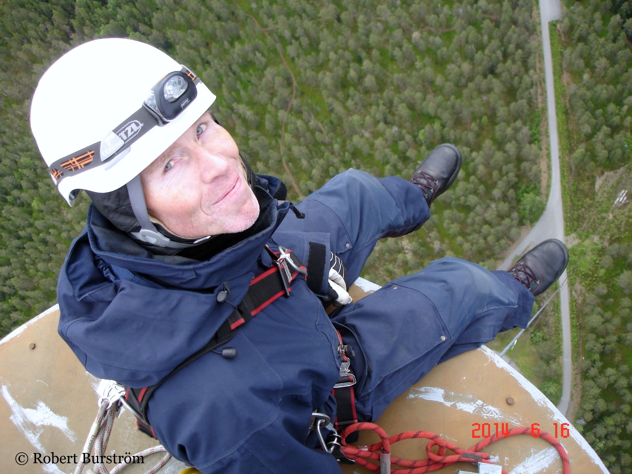 Robert, one of the technicians working at the TV-station Robert, one of the technicians working at the TV-station